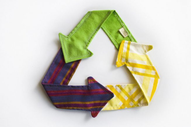 Recycle Triangle Cloth