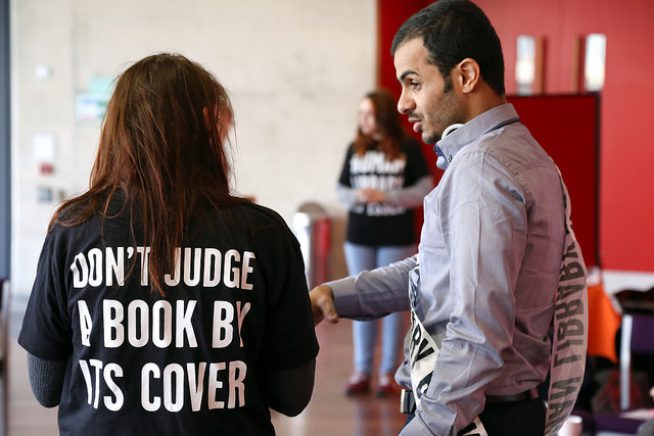 An image of the Human Library at University of Essex