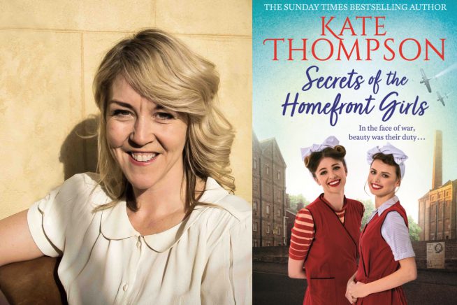 Kate Thompson and Secrets of Homefront Girls cover